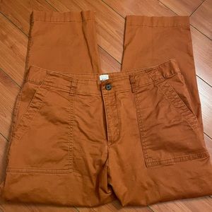 Orange Girlfriend Khaki Pants, size 14